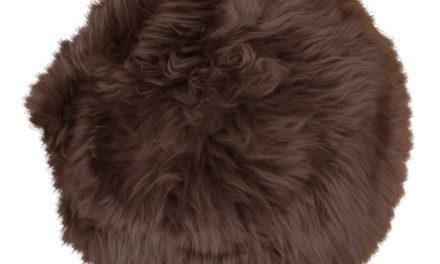 HOUSE NORDIC lammeskindshynde i brun