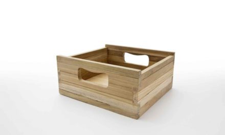 NOVASOLO Bordeaux Teak kasse, lille