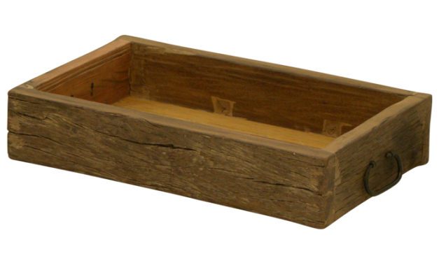 SJ&Auml;LS&Ouml; NORDIC Rå træbakke i genbrugstræ