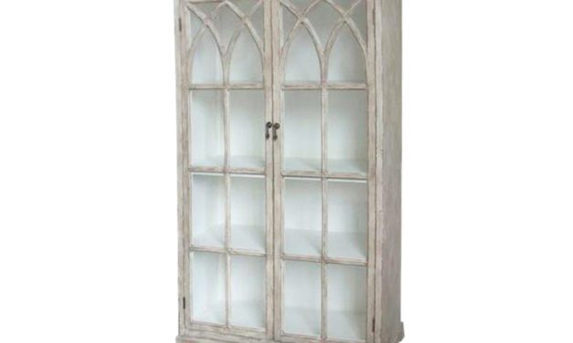 CHIC ANTIQUE Vitrineskab med krydslåger