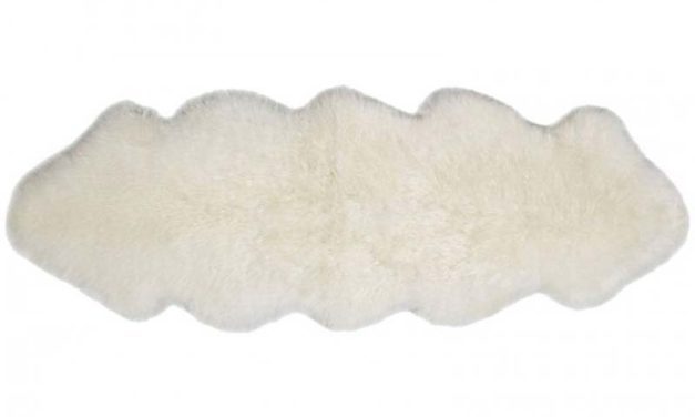 Lux New Zealand double lammeskind, hvid