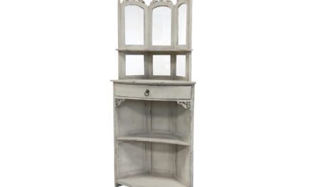 CHIC ANTIQUE Reol til hjørne med 3 spejle