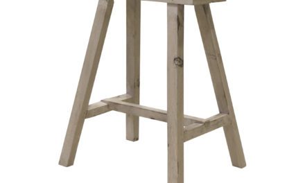 CHIC ANTIQUE Gl. fransk taburet natur look