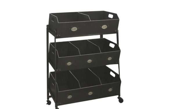 CHIC ANTIQUE Reol på hjul med 8 rum