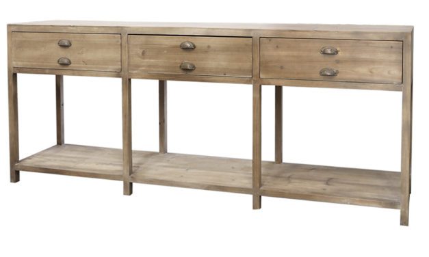 CHIC ANTIQUE Anretterbord med 3 skuffer