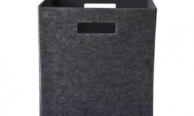 Mariann filt kasse, mørkegrå