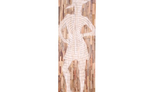 HOUSE NORDIC Jali vægdekoration i mangotræ