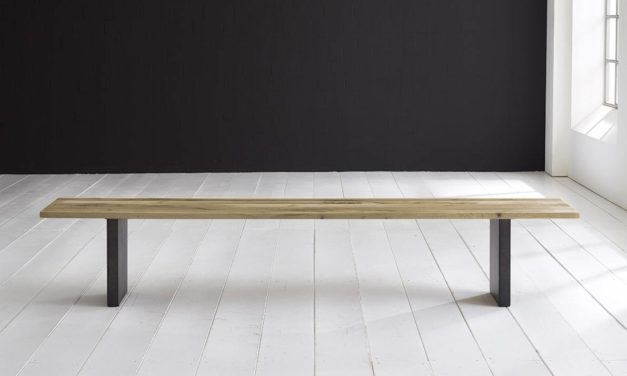 Concept 4 You Spisebordsbænk – T-Ben 180 x 40 cm 3 cm 05 = sand