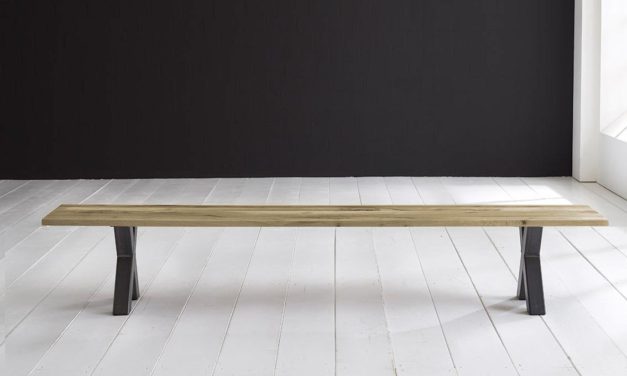 Concept 4 You Spisebordsbænk – Freja ben 180 x 40 cm 3 cm 05 = sand