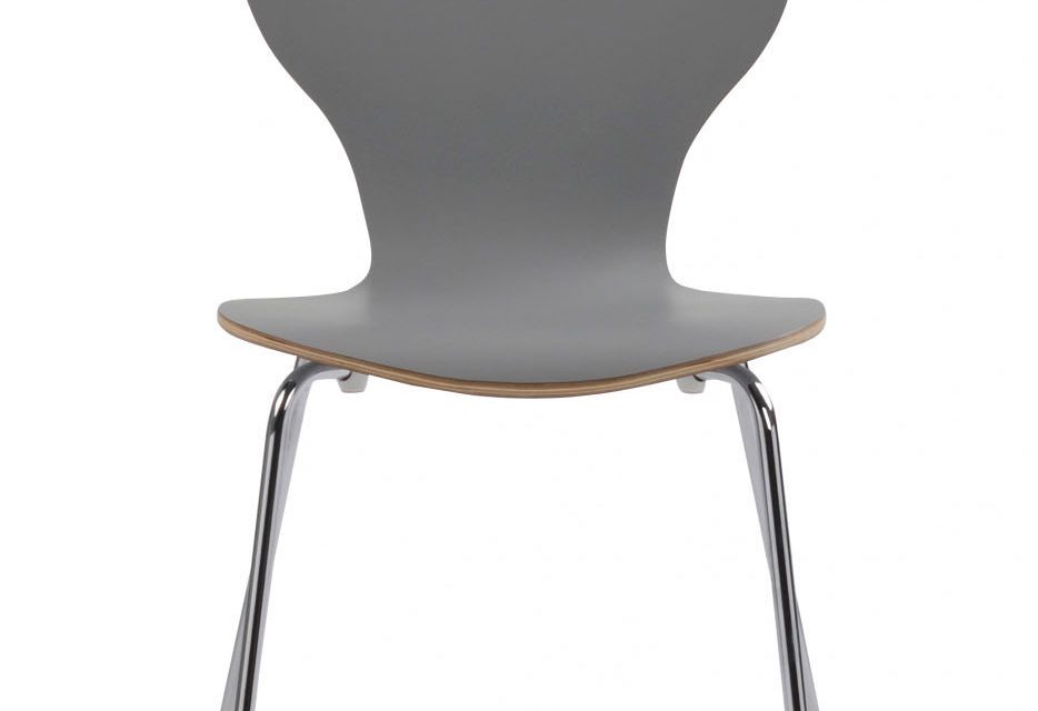 Fusion skalstol – lysegrå/krom