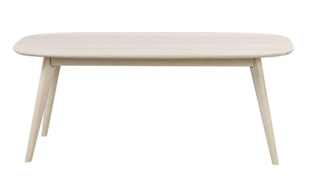 Yumi sofabord – Hvidpigmenteret egetræ, 125×60