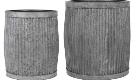 IB LAURSEN skjulersæt – gråt metal (sæt à 2 stk) rund (Ø44)