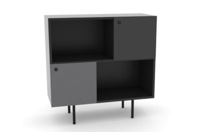 K2 Depot – 900-2 Rørben Sort Monokrome låger