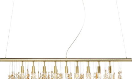 Loftslampe Klunker Deluxe Messing 120 cm