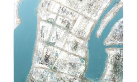 Oliemaleri Abstrakt Blue Two 150 x 120 cm