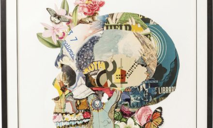 Billede Frame Art Skull 100 x 100 cm