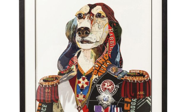 Billede Frame Art General Dog 90 x 72 cm