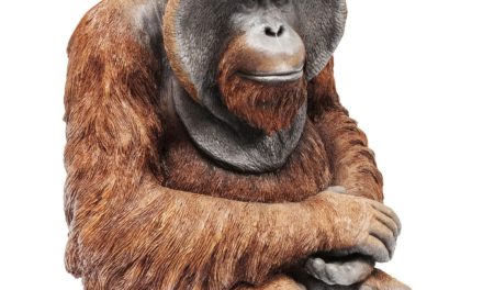 Dekoration Figur Monkey Orangutan Mellem