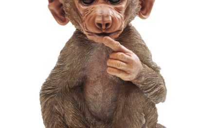 Dekoration Figur Monkey Baby Baboon