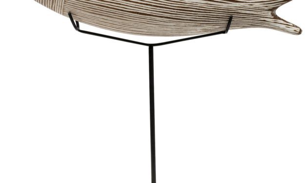 Dekoration Figur Object Pesce Stripes