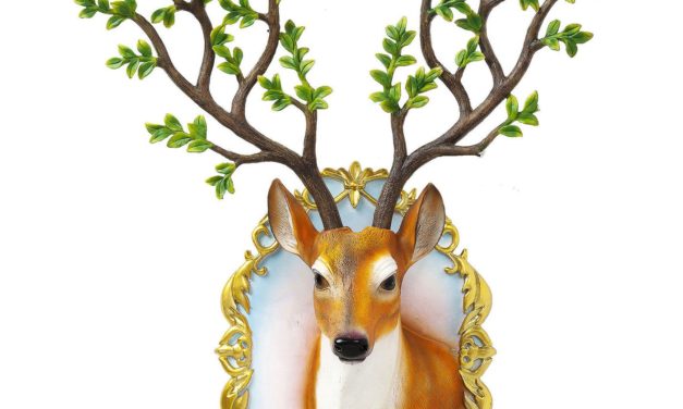 Vægdekoration Antler Deer Forest