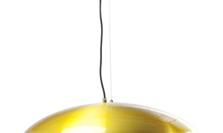 Lakeret Aluminium Champignon guld loftslampe fra Kare Design til dit hjem