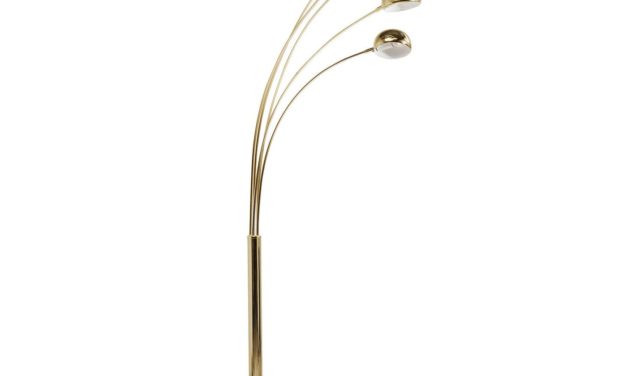 Gulvlampe Five Fingers Brass