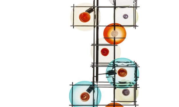 Gulvlampe Disk Colore