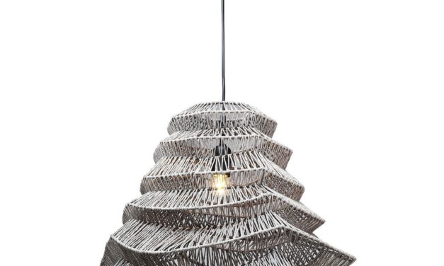 Loftslampe Waves Sort Ø56 cm