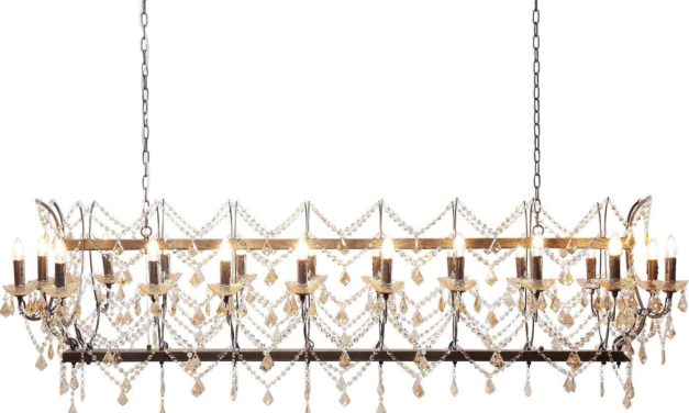 Loftslampe Chateau Crystal Rusty Deluxe