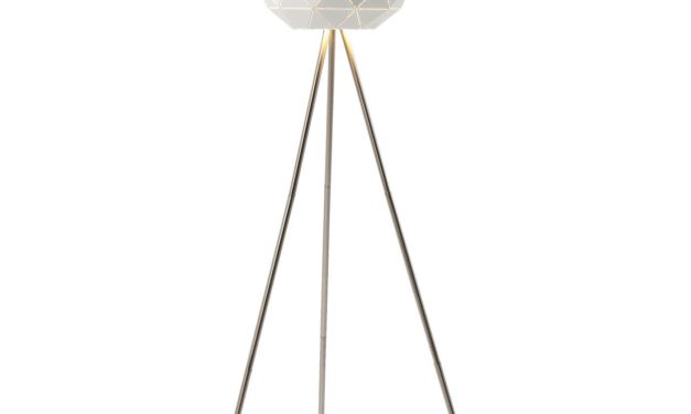 Gulvlampe Triangle hvid
