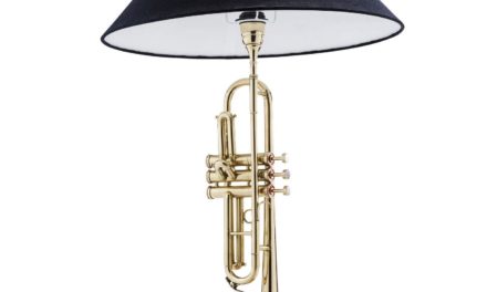 Bordlampe Trumpet Jazz Guld