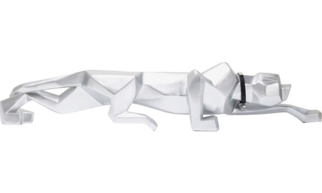 Dekoration Figur Silver Cat 185