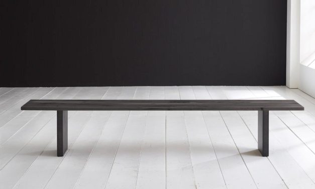 Concept 4 You Spisebordsbænk – T-Ben 260 x 40 cm 3 cm 07 = mocca black