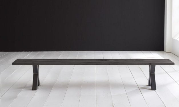 Concept 4 You Spisebordsbænk – Freja ben 240 x 40 cm 3 cm 07 = mocca black