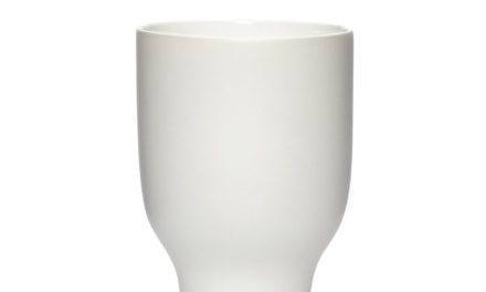 Hübsch Hvid large porcelæns krus i flot hvid porcelæn