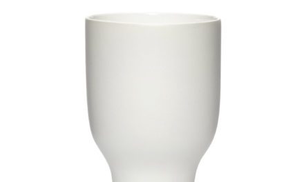 Hübsch Hvid large porcelæns krus i flot hvid porcelæn