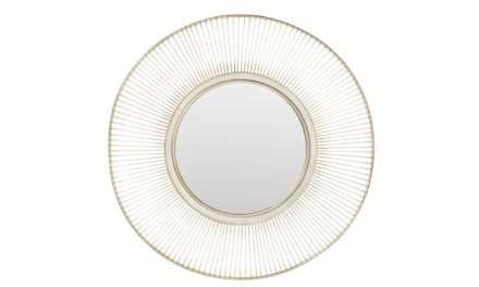 Spejl Sun Storm Antique Silver Ø 93 cm