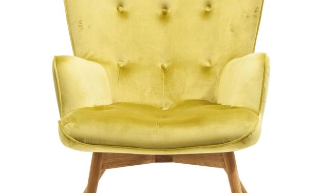 Armstol Vicky Velvet Grøn