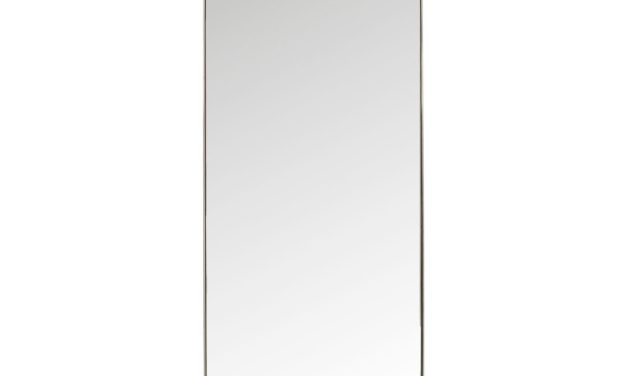 Spejl Curve Rektangulær Rustfrit Stål 200 x 70 cm