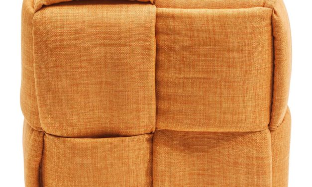 Puf Woven Orange