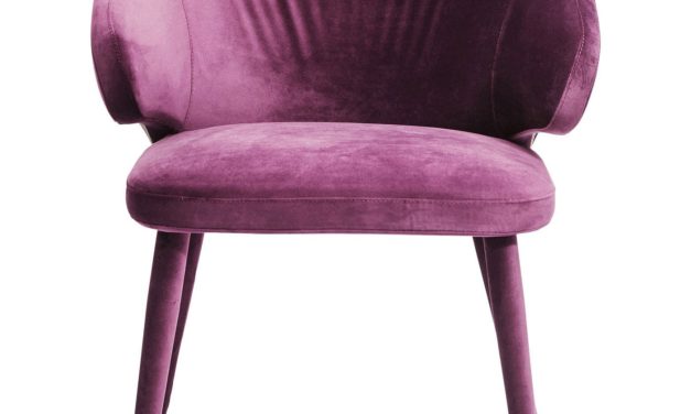 Stol med armlæn Purple Rain