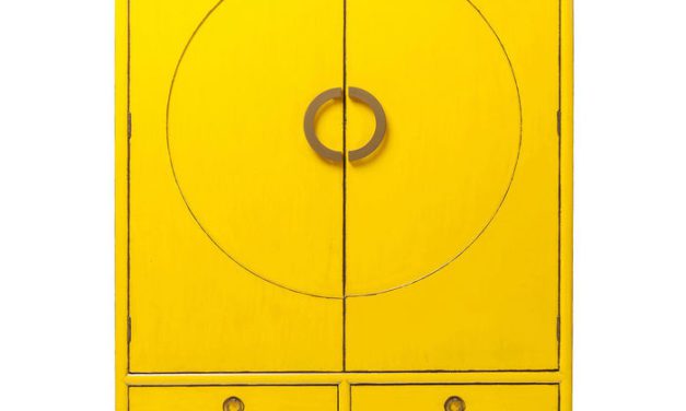 KARE DESIGN Skab Disk Gul