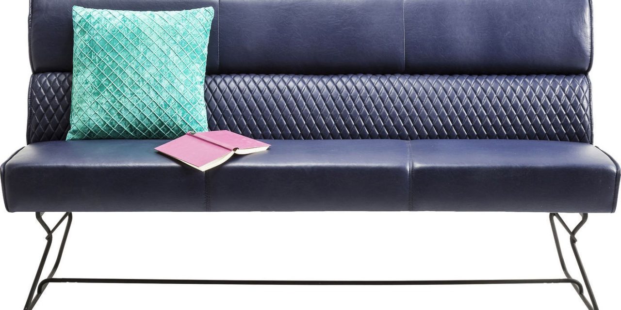 Sofabænk med ryglæn Melange 160 cm