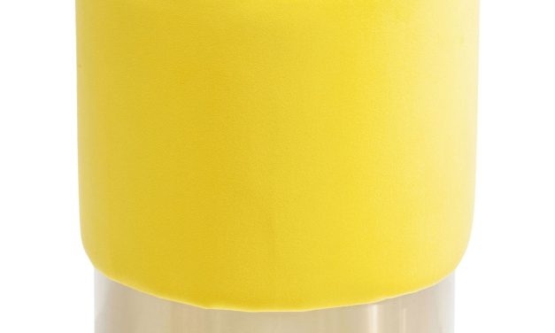 Taburet Cherry Gul Messing Ø35 cm