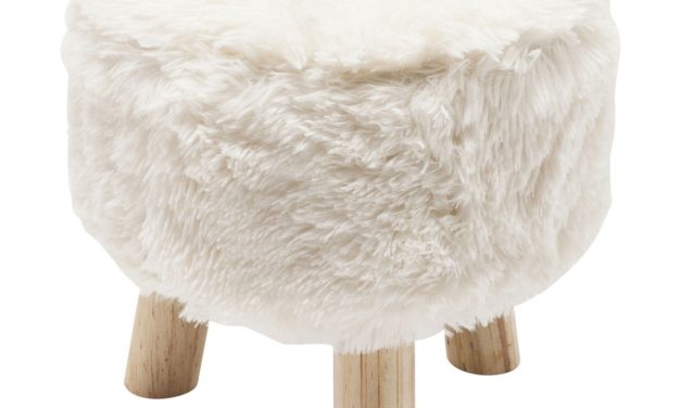 Skammel Fur Birds Flower Ø32 cm