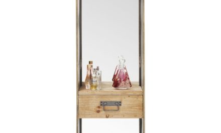 Spejl Curve Drawer 120 x 36 cm