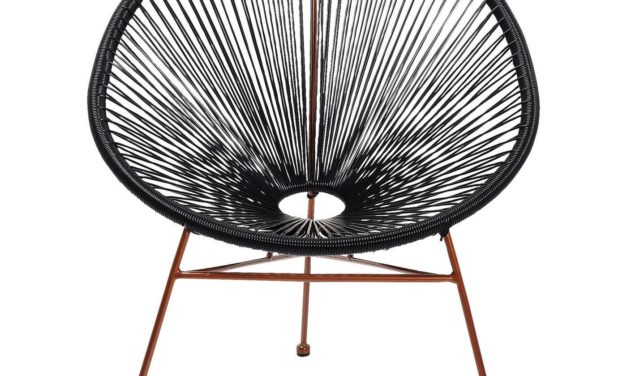 Stol Spaghetti Rosegold Sort