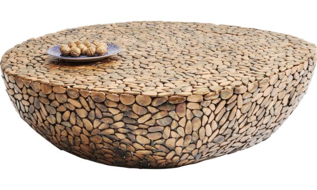 Sofabord Pebbles Deluxe Rusty 115 x 110 cm