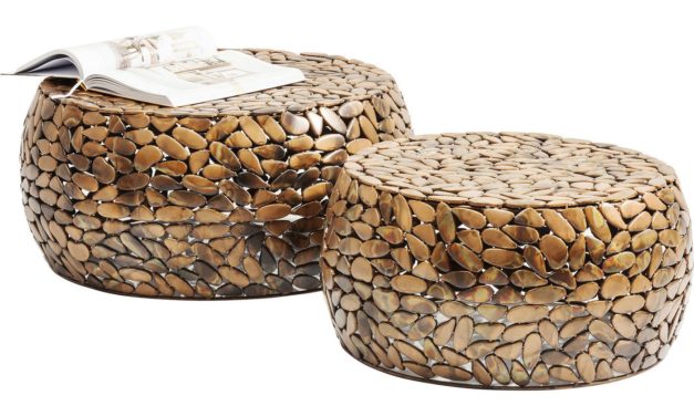 Sofabord Pebbles Deluxe Rusty (2/Sæt)